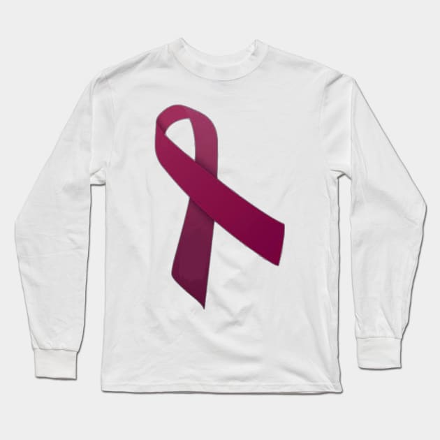 awareness ribbon Long Sleeve T-Shirt by ZoeBaruch